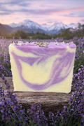 White Sage and Lavender Goats Milk Soap 4.5oz soap bar/127.6g