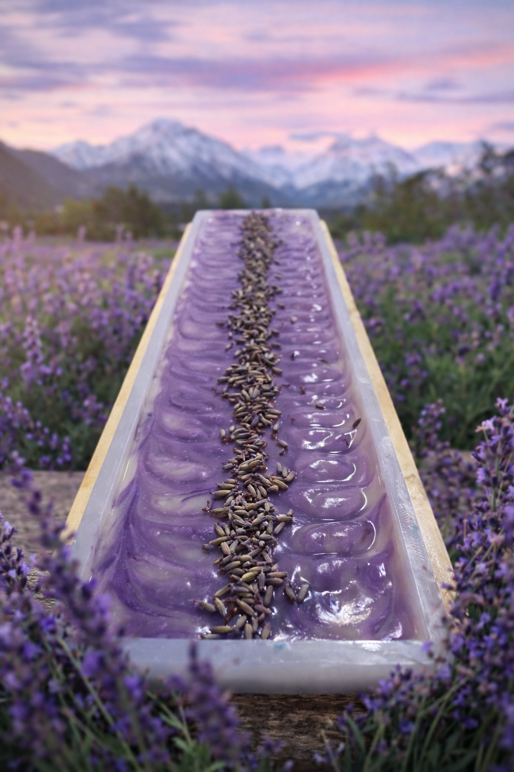 White Sage and Lavender Goats Milk Soap 4.5oz soap bar/127.6g
