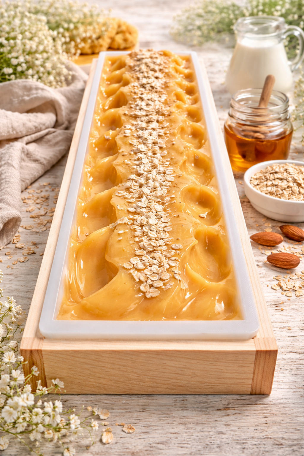 Honeyed Almond- Goats milk soap